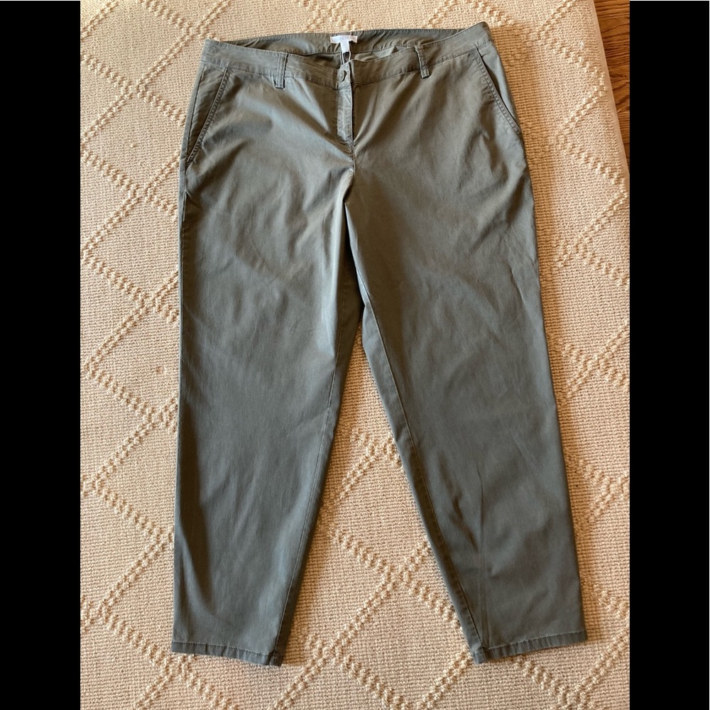 Eileen Fisher tapered Ankle Pant Olive XL
